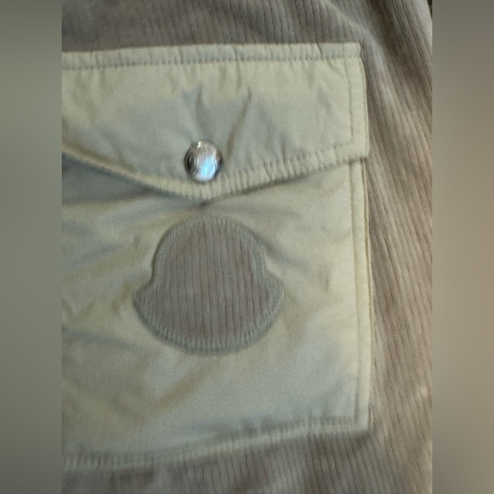 Moncler Corduroy Drawstring Trousers Light Beige - Picture 11 of 16